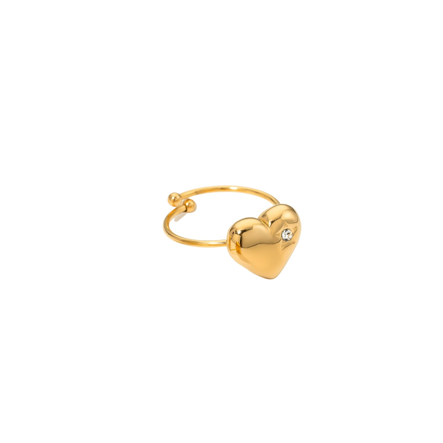 Love Heart Earrings & ring